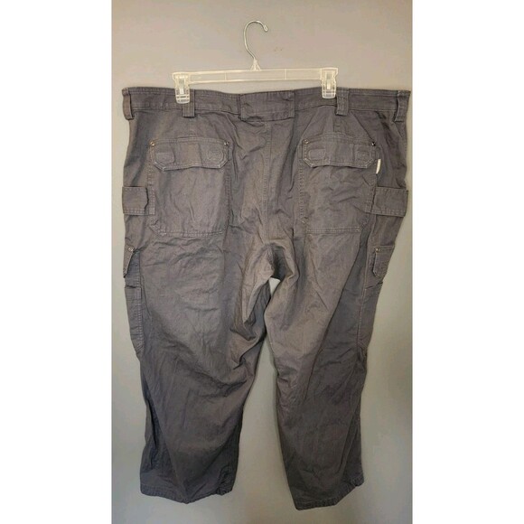 Duluth Trading Flex Fire Hose Pants Men's 48x30 Navy Blue Cargo Relaxed Big Tall - Picture 3 of 7